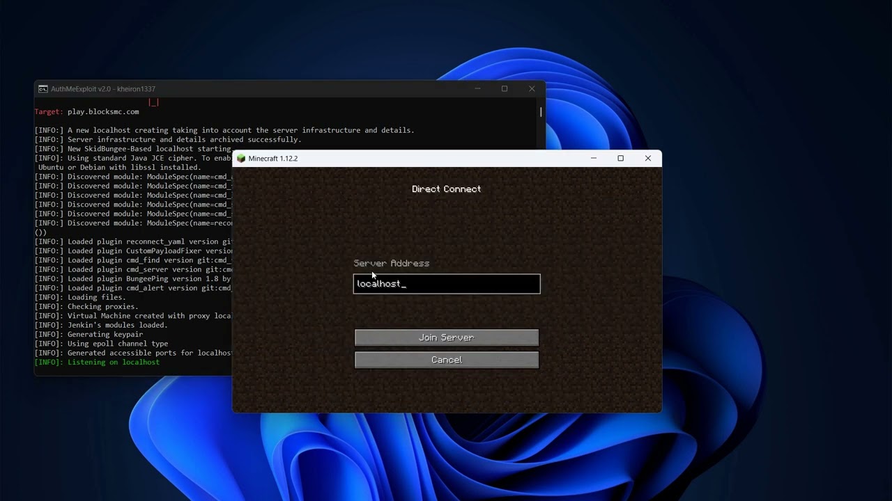 MINECRAFT FREE AUTHME BYPASS TOOL / AUTHMEPLOIT / FREE MINECRAFT ACCOUNTS? / FREE GRIEF TOOL SECURE