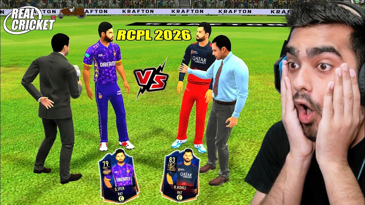 RCB Vs KKR IPL Auction 2026! Real Cricket (Hardcore Mode)