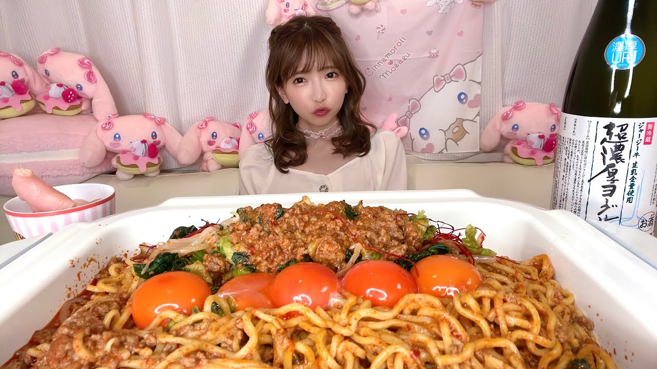 【大食い】激辛坦々麺【もえあず】