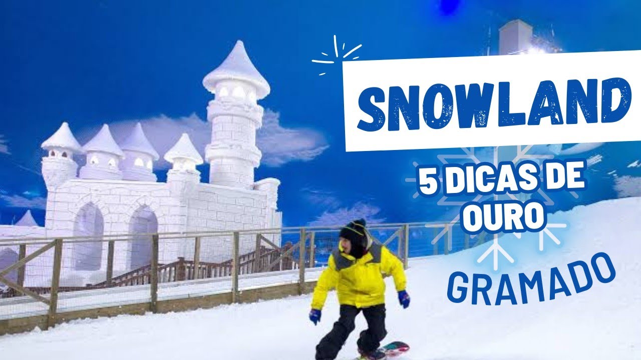 Gramado RS - Snowland parque de neve em Gramado / Gramado Roteiros e Rotas #gramado #gramadors