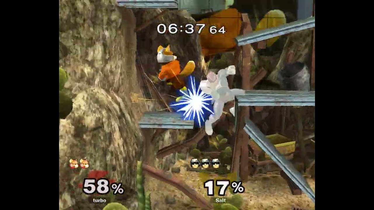 [ass] 176 - Melee Singles WQF — Salt ⟮Falcon⟯ vs turbo ⟮Fox⟯