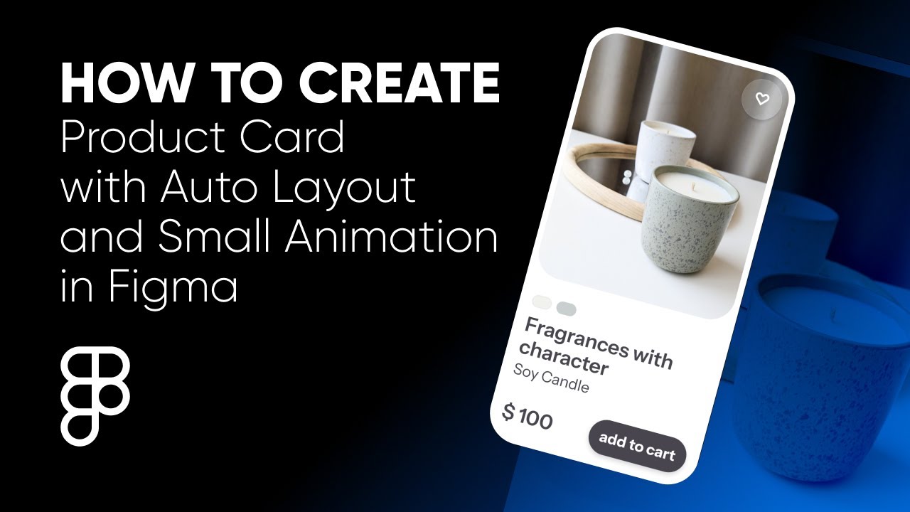 How to Create a Product Card with Auto Layout and Like Animation in Figma #figma #animation