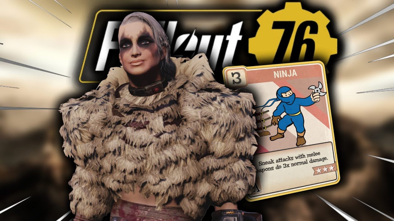 Fallout 76 - How To Get The 3.65x Melee Sneak Damage Multiplier - [Max Sneak Damage]