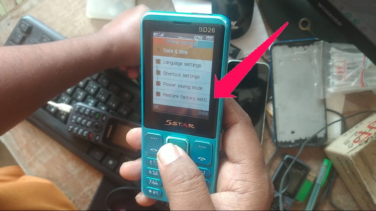 5star bd26 reset code, how to reset keypad phone 5star