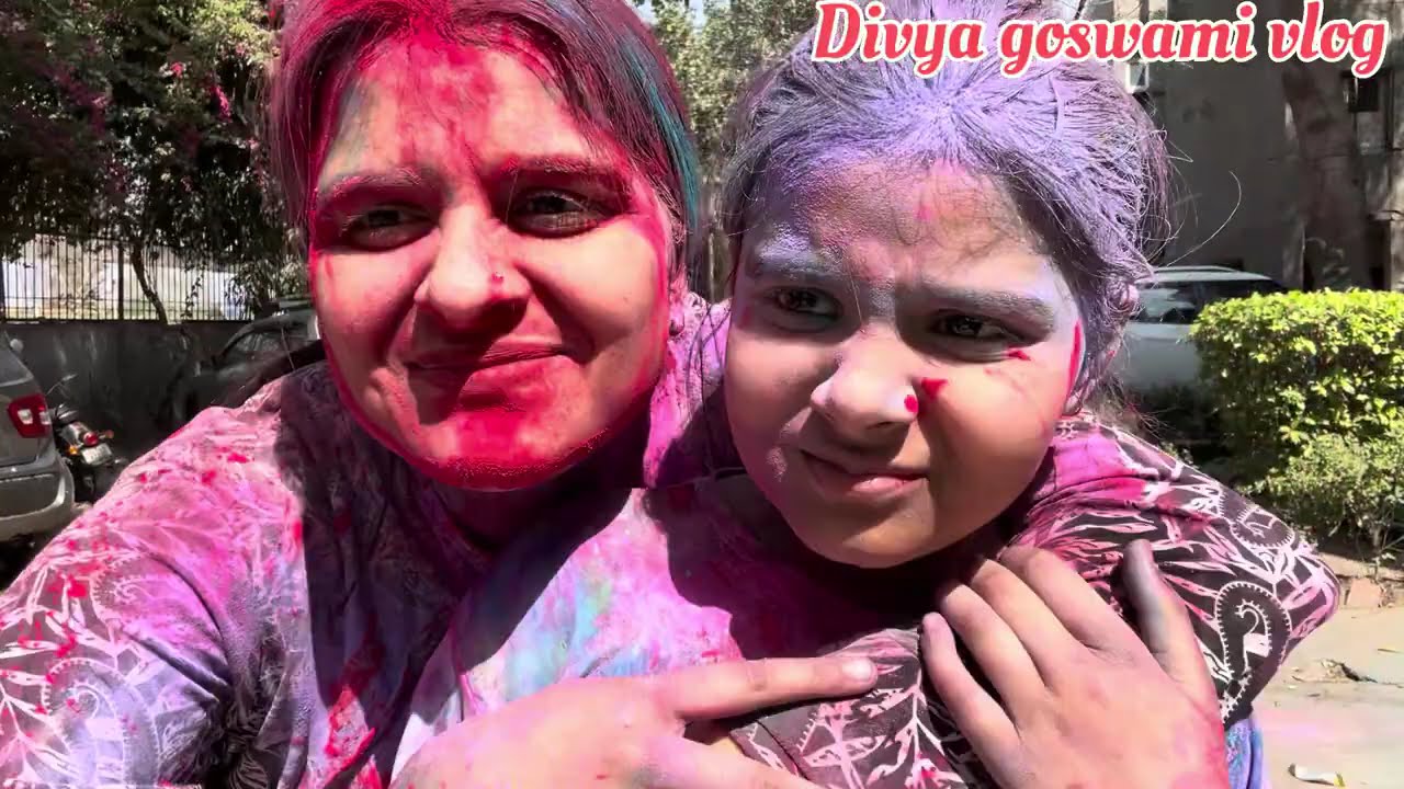Holi celebration-सभी ने मिलकर ख़ूब नाच झूमकर मनाई होली||जय ने खूब लगाया रंग khanaiya जी को🫟#youtuber