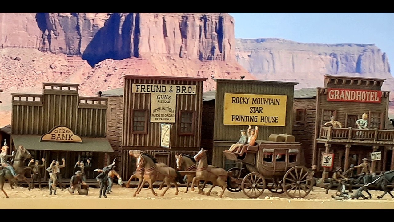 WILD WEST CITY DIORAMA UPGRADE (1:72 SCALE)