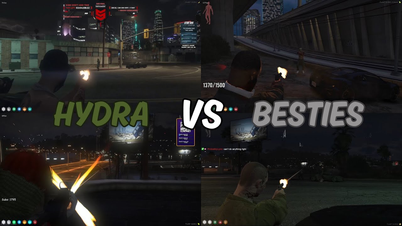 Hydra Wipe Besties 6v6 In The Southside (Multi POV) | NoPixel 4.0 GTA RP