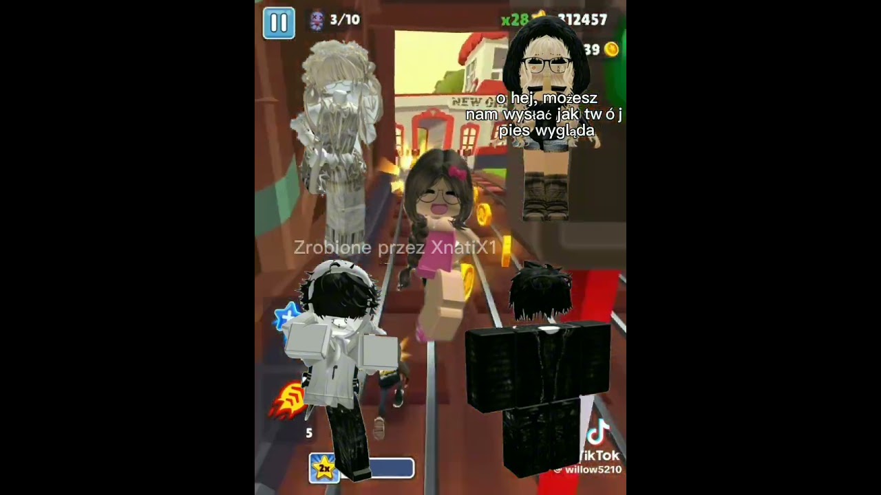 Roblox historyjka ~||❤Zaplanowana Miłość❤||~ Tło subway surfers jest nie moje!