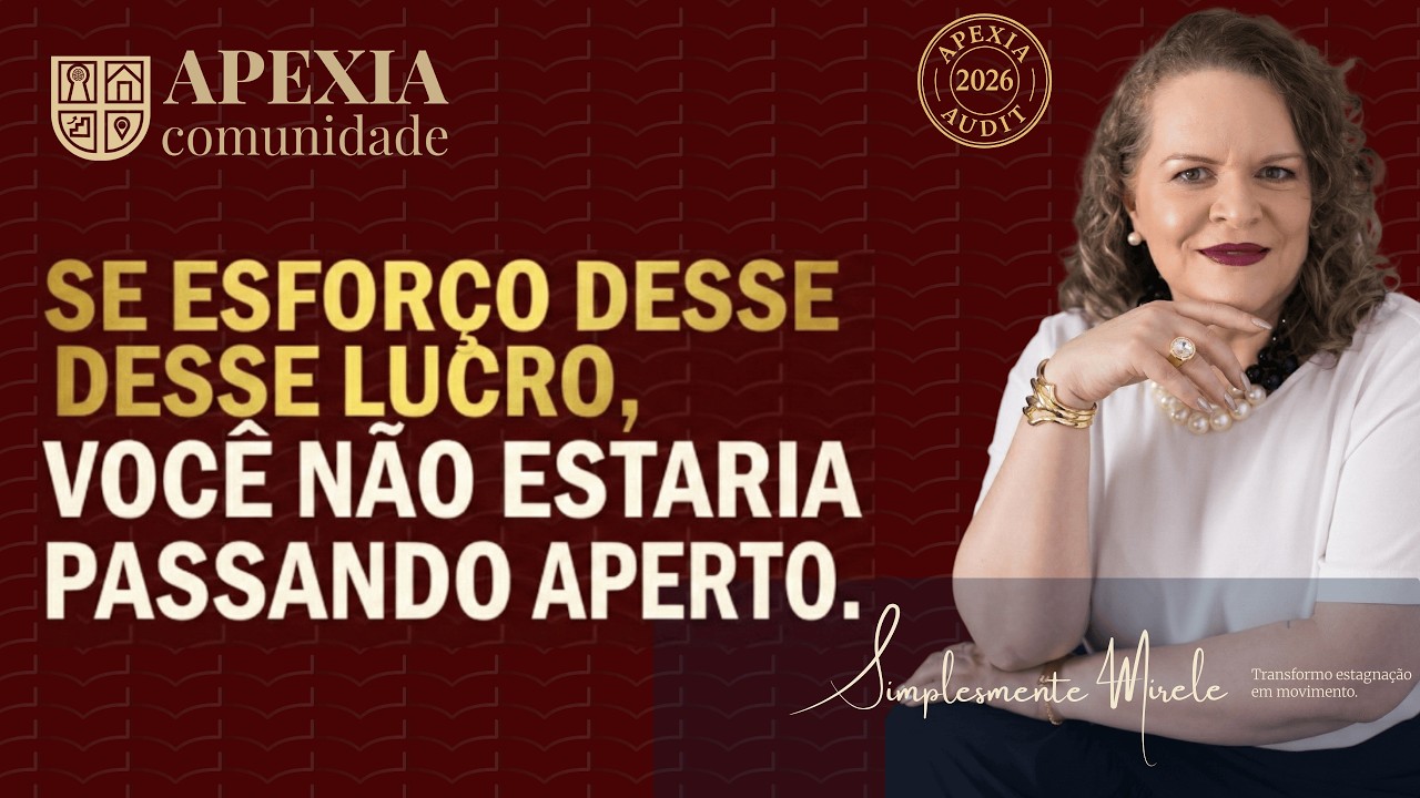 SE ESFORÇO DESSE LUCRO, VOCÊ NÃO ESTARIA PASSANDO APERTO