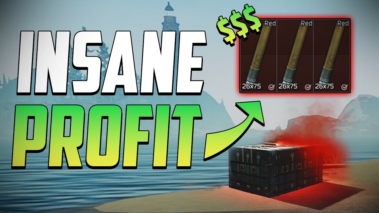 How much money can you ACTUALLY make with red flare airdrops? // Escape from Tarkov