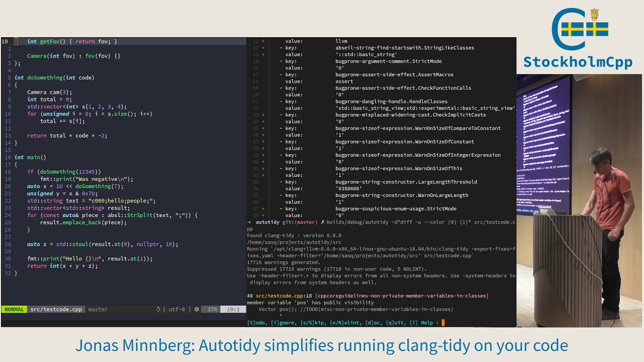 Jonas Minnberg: Autotidy simplifies running clang-tidy on your code