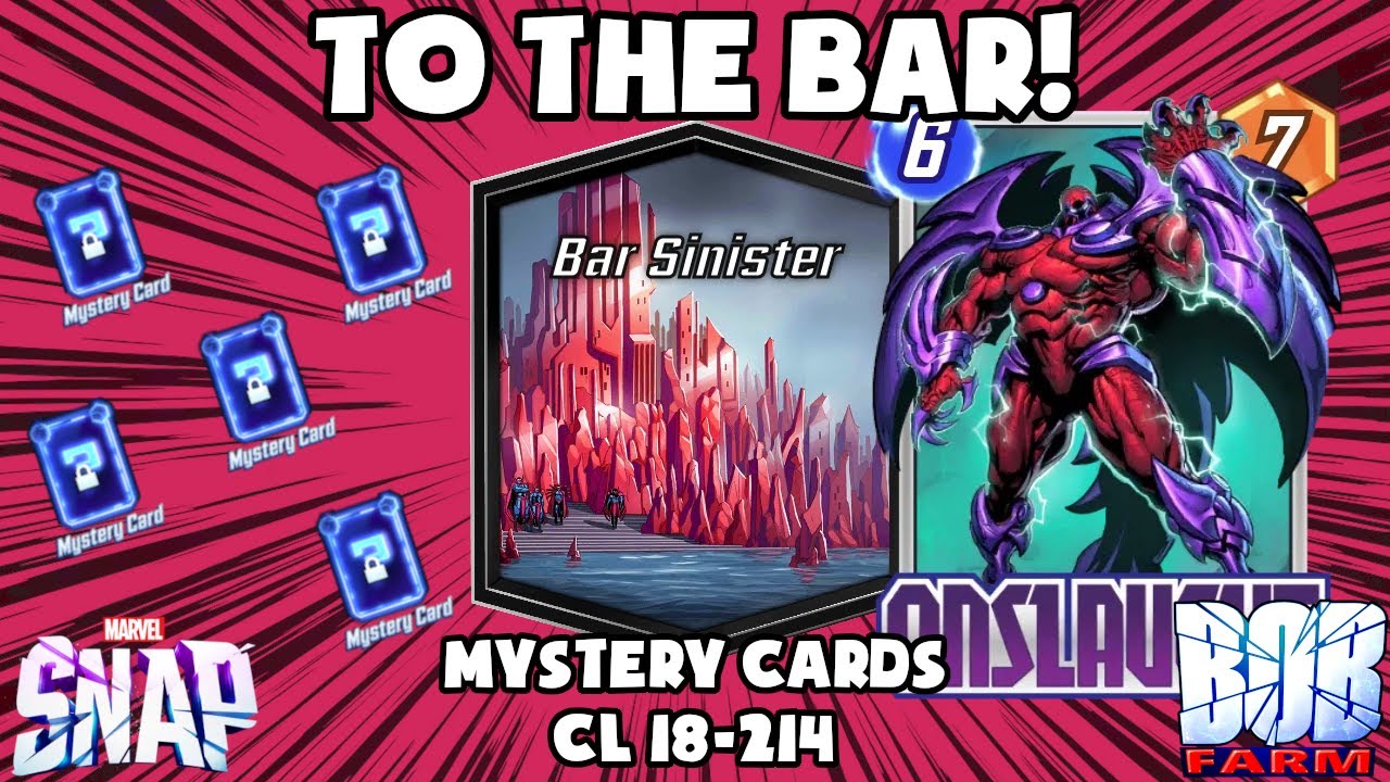 To the Bar! Building with Pool 1 Mystery Cards - Marvel Snap