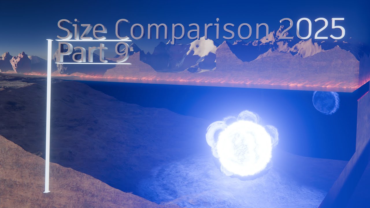 Size Comparison 2025 (Part 9) 4K 60FPS 3D