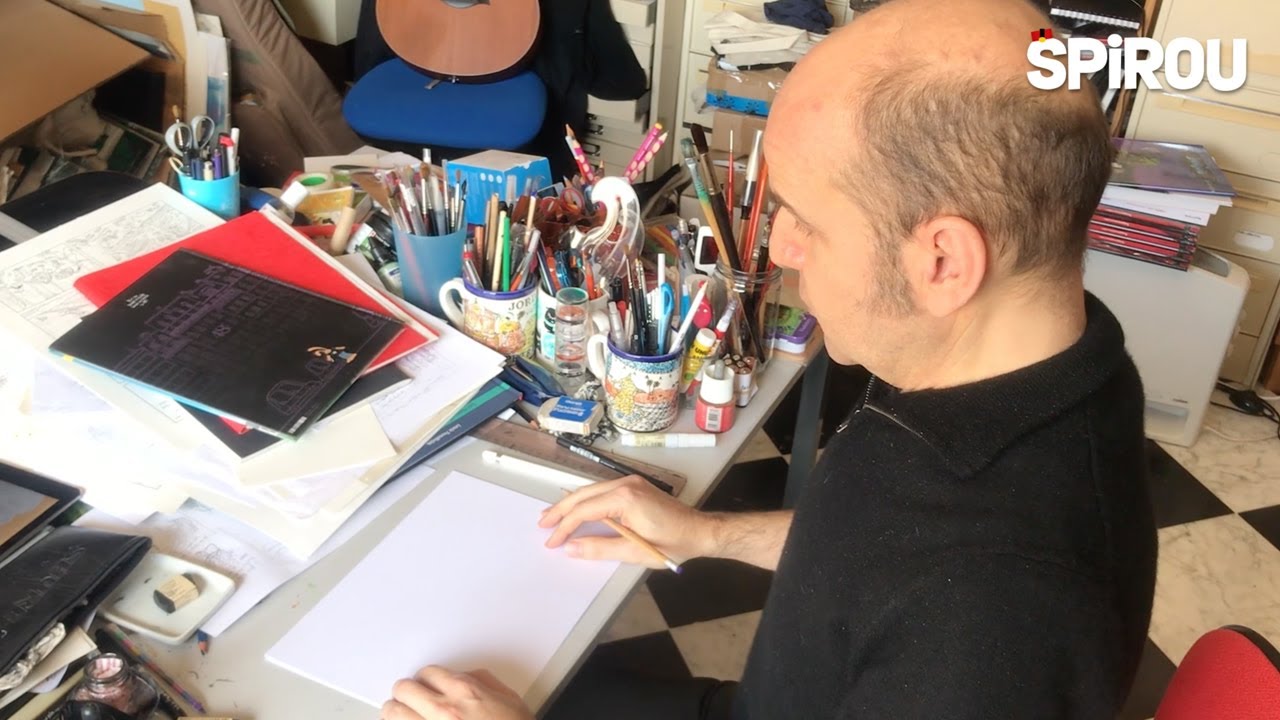 Masterclass pour dessiner un vélo et apprendre la télékinésie par Lewis Trondheim