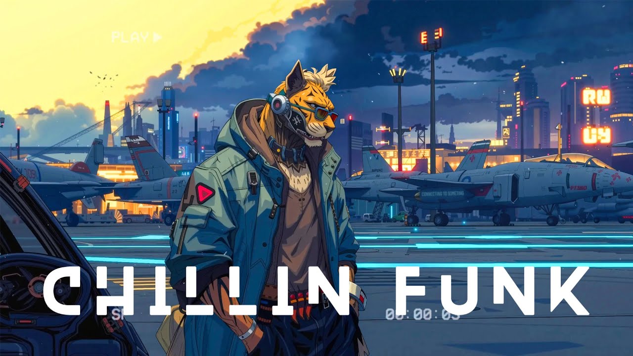 𝐂𝐲𝐛𝐞𝐫 𝐓𝐢𝐠𝐞𝐫 | Urban Future Funk 🏙️ Steady Beats | Work, Focus & Flow