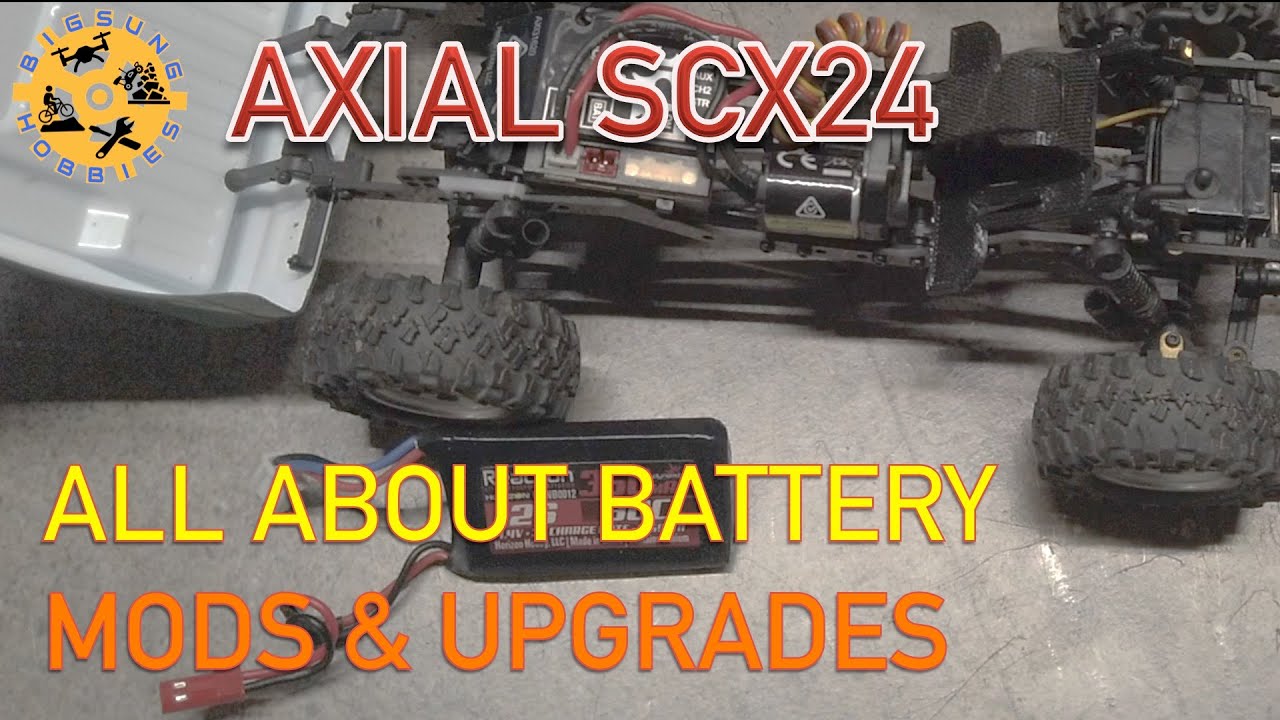 1/24 Scale Axial SCX24 | All About Battery Mods and Upgrades!