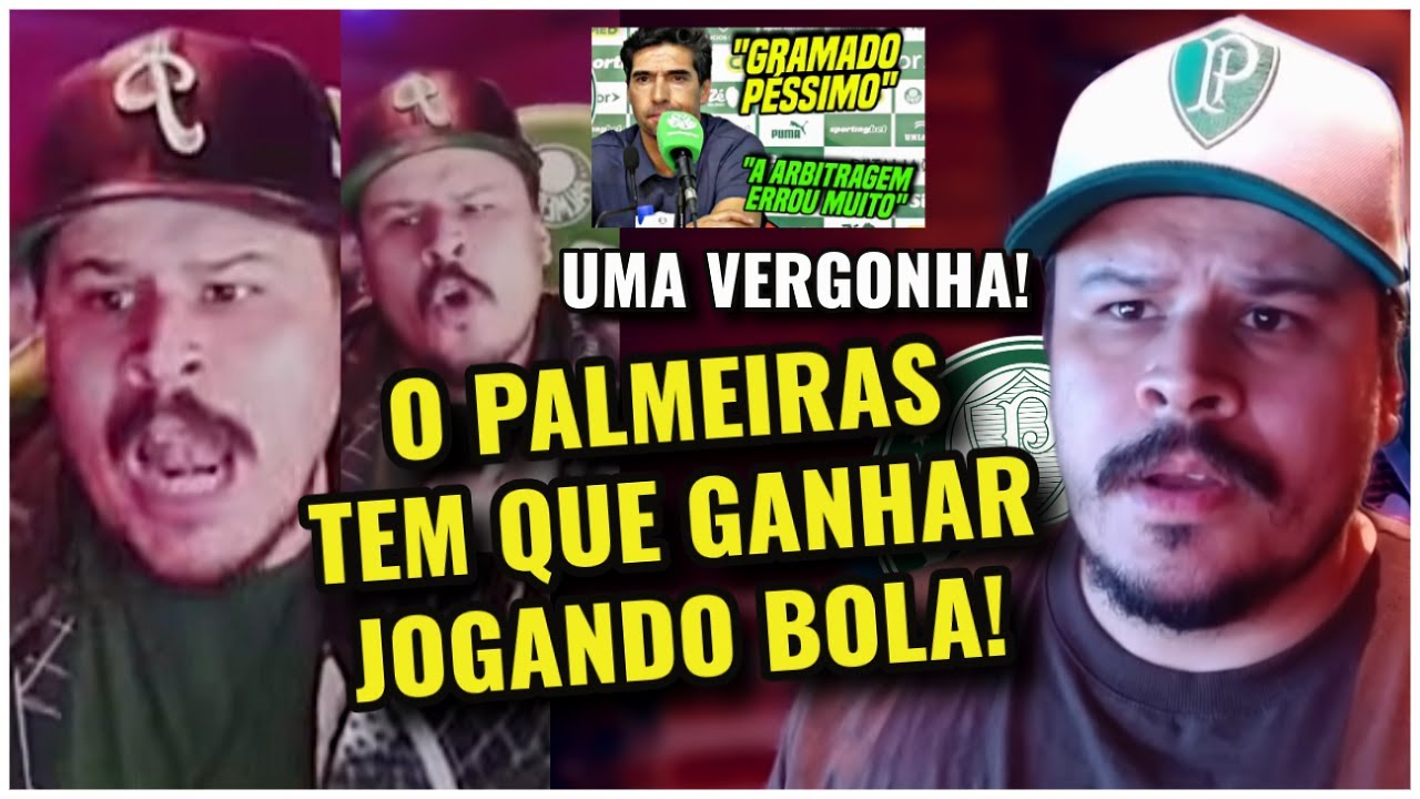 FERNANDO SE REVOLTA APÓS BOTAFOGO-SP 1X0 PALMEIRAS! POSTURA do ABEL e ARBITRAGEM | NIOQD Clips