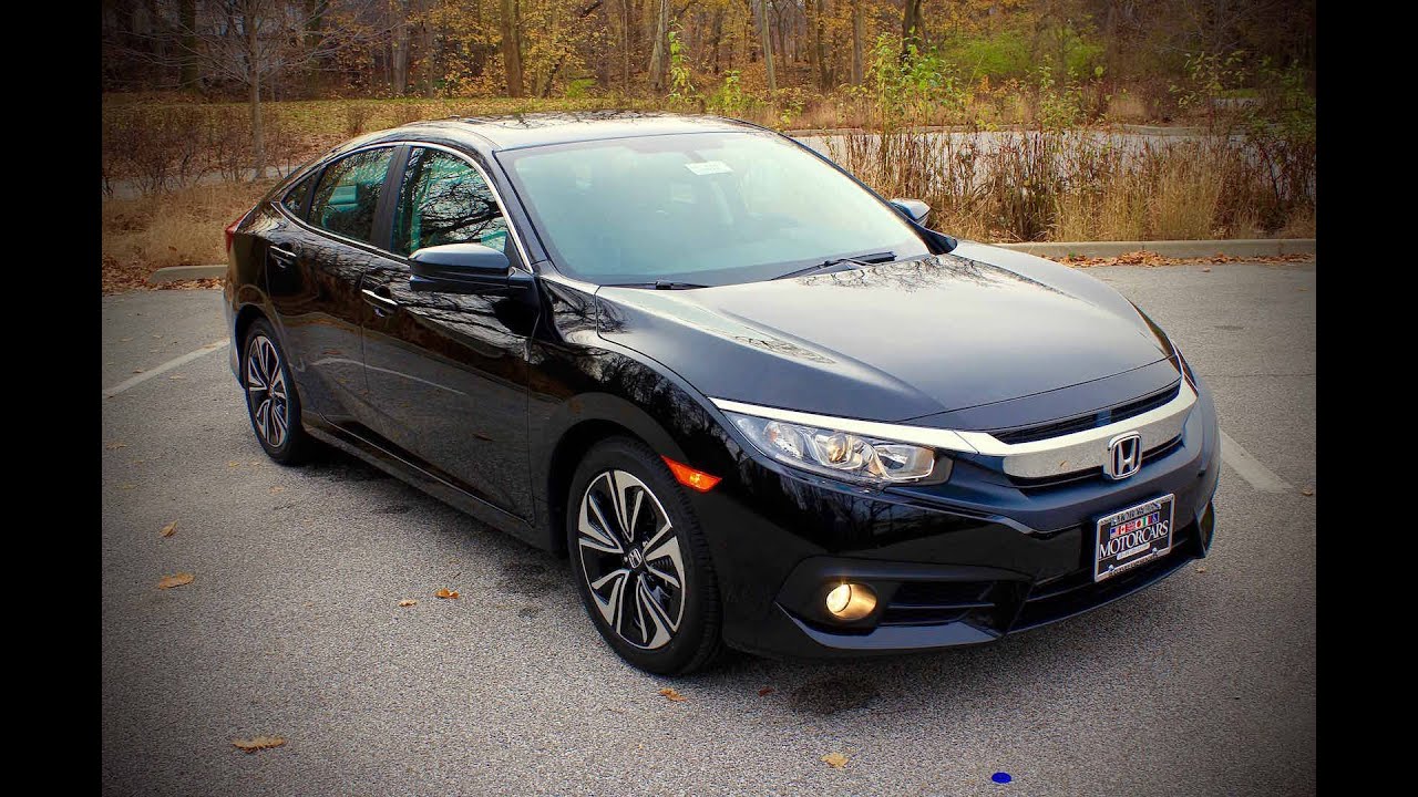 2016 Honda Civic EX-L 1.5L Turbo Review, Apple Carplay Demo, & Test Drive @ Motorcars Honda
