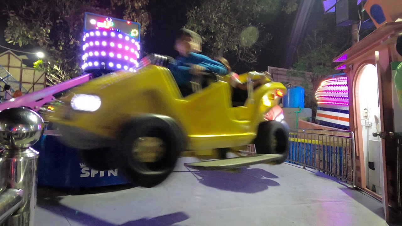 Bounce Spin Kiddie Bouncing Car Ride at Joyland Theme Park Fortress Stadium Lahore Pakistan