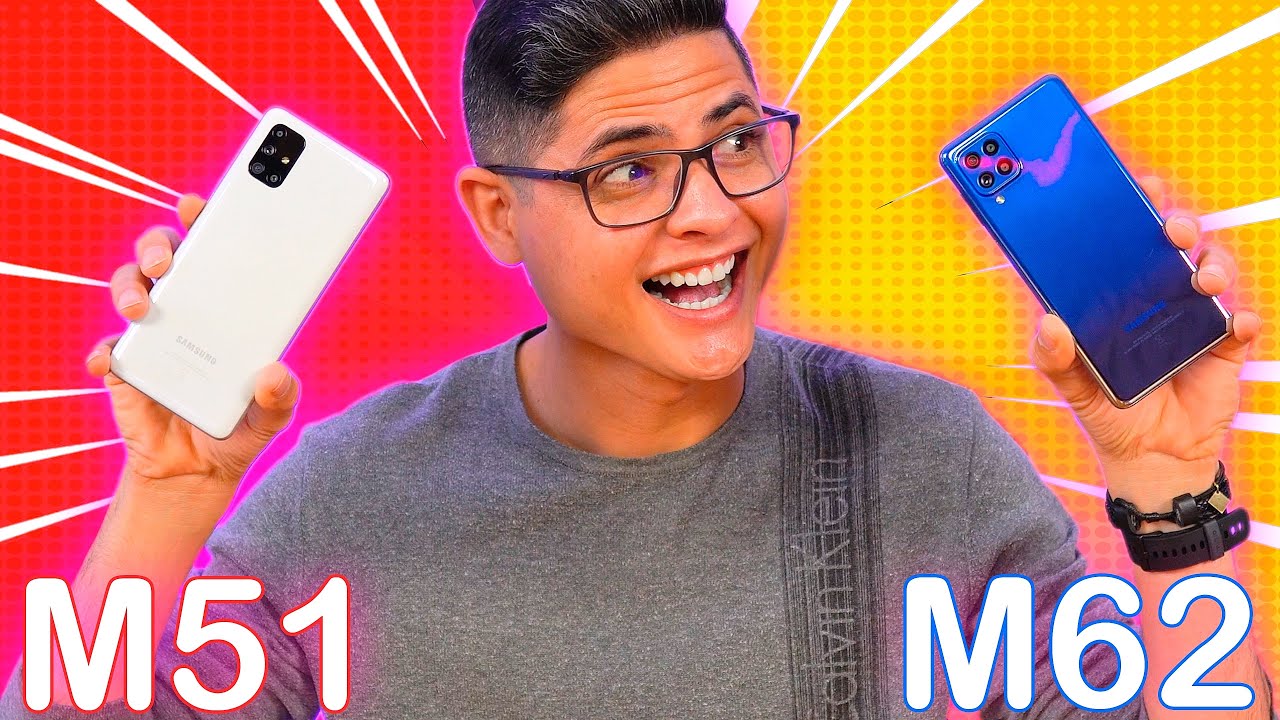 SAMSUNG M51 vs M62, dois GALAXY de PESO! QUAL O MELHOR PRA VOCÊ? QUAL COMPRAR? COMPARATIVO COMPLETO
