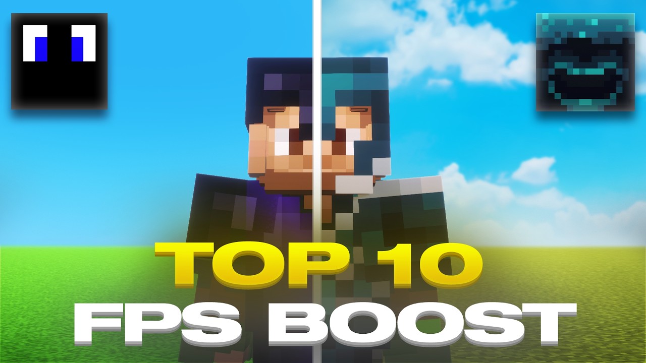 Top 10 BEST FPS Boosting Texture Packs | 1.21+