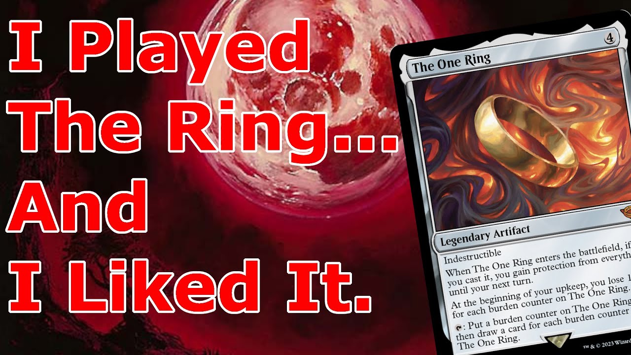 BEHOLD THE RED RING OF DEATH! (Mono Red Prison / Moon Stompy with The One Ring- Legacy MTG)