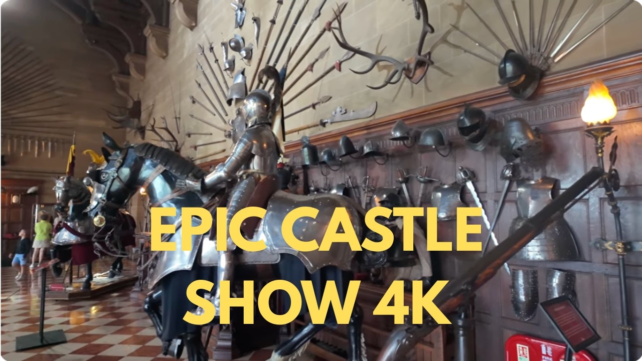 Warwick Castle Tour 🏰 | Medieval Knights & Castle Experience (4K