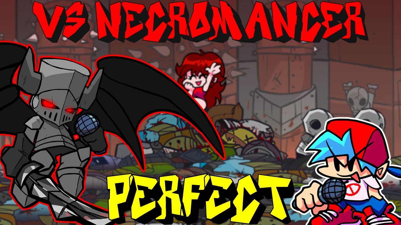 Friday Night Funkin' - Perfect Combo - vs NECROMANCER Mod + Extras [HARD]