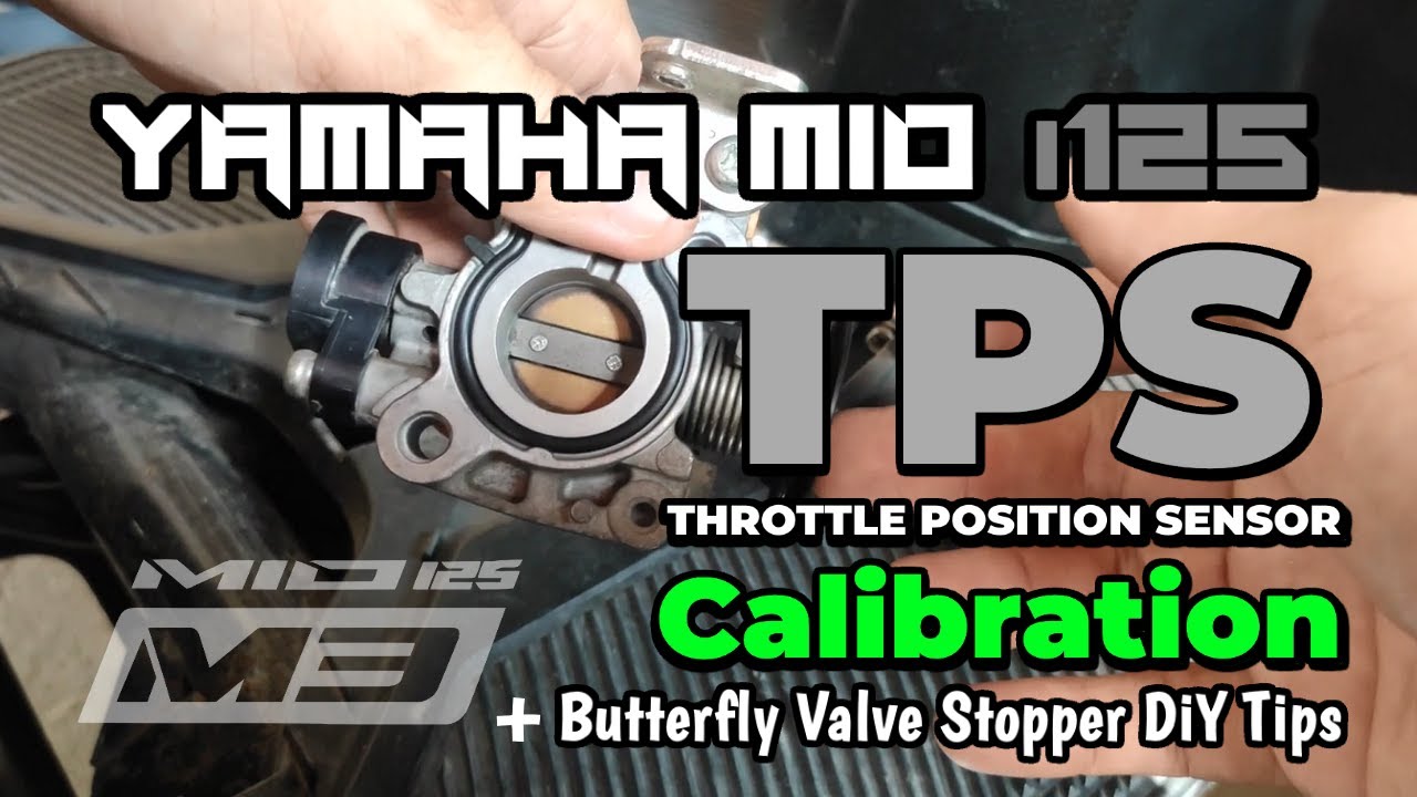 Yamaha Mio i125 TPS CALIBRATION (Throttle Position Sensor) | Butterfly Valve Stopper DiY TIPS