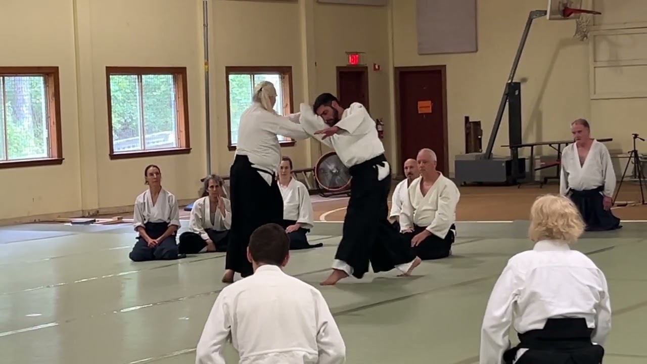 Jo Birdsong: Yokomenuchi shihonage into iriminage