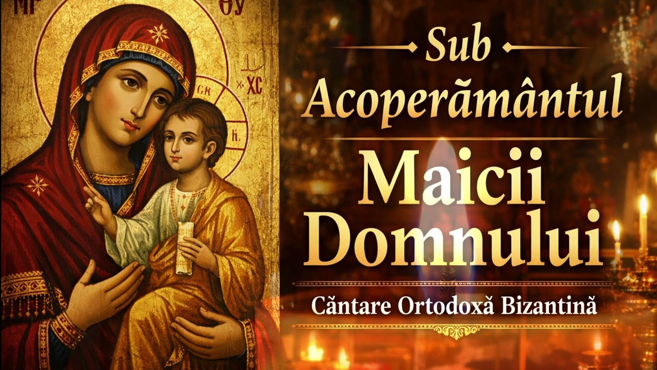 Sub Acoperământul Maicii Domnului – Cântare de Rugăciune | Imn Ortodox | Cântare Ortodoxă Bizantină