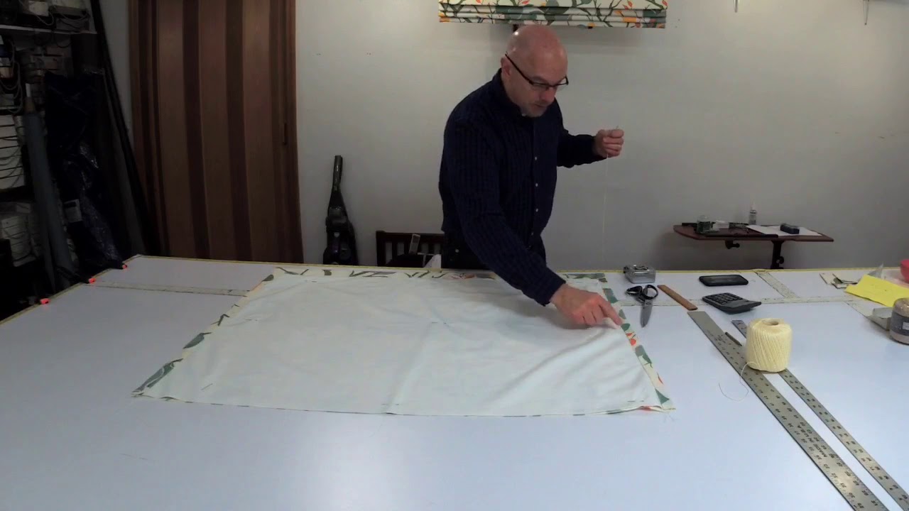 Faux (fake Roman Shade (An easy project) Part 2
