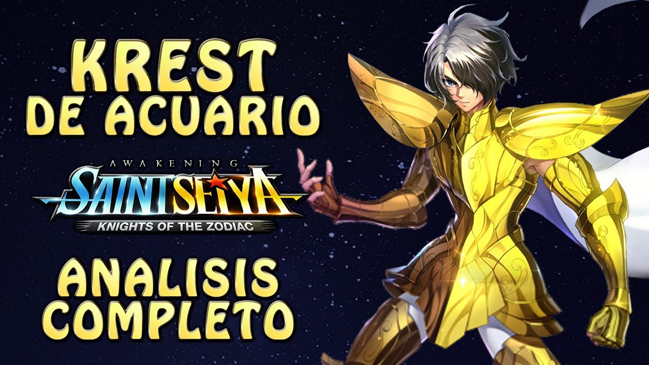 KREST DE ACUARIO! UN FROST CON DA&Ntilde;O ENORME?! ANALISIS COMPLETO!! Saint Seiya Awakening KOTZ