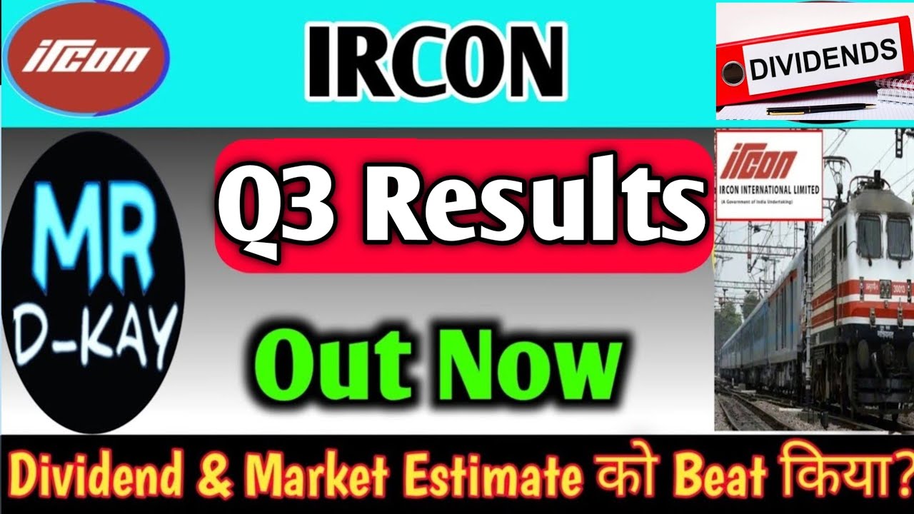 IRCON share latest news 🔥IRCON Q3 Results 2026 | ircon international share news, IRCON Q3 Results