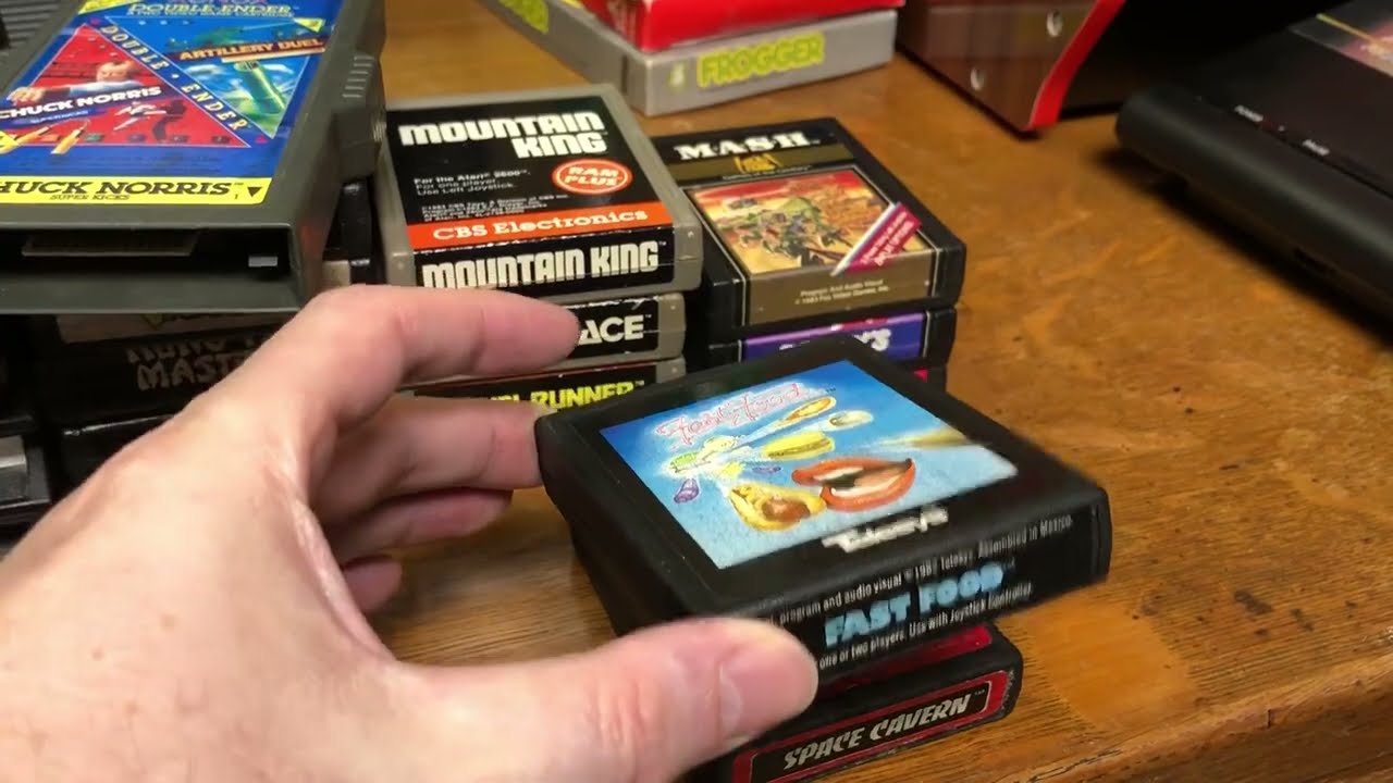 Getting my game collection ready for the new Atari 2600+