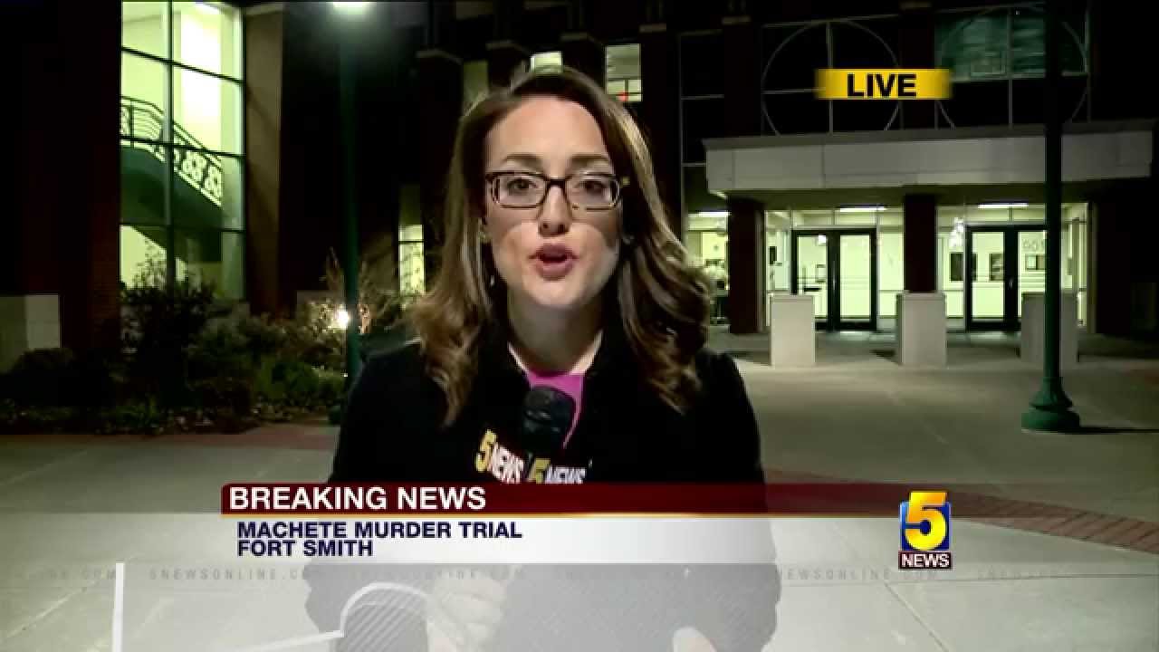 Machete Murder Trial Live Shot
