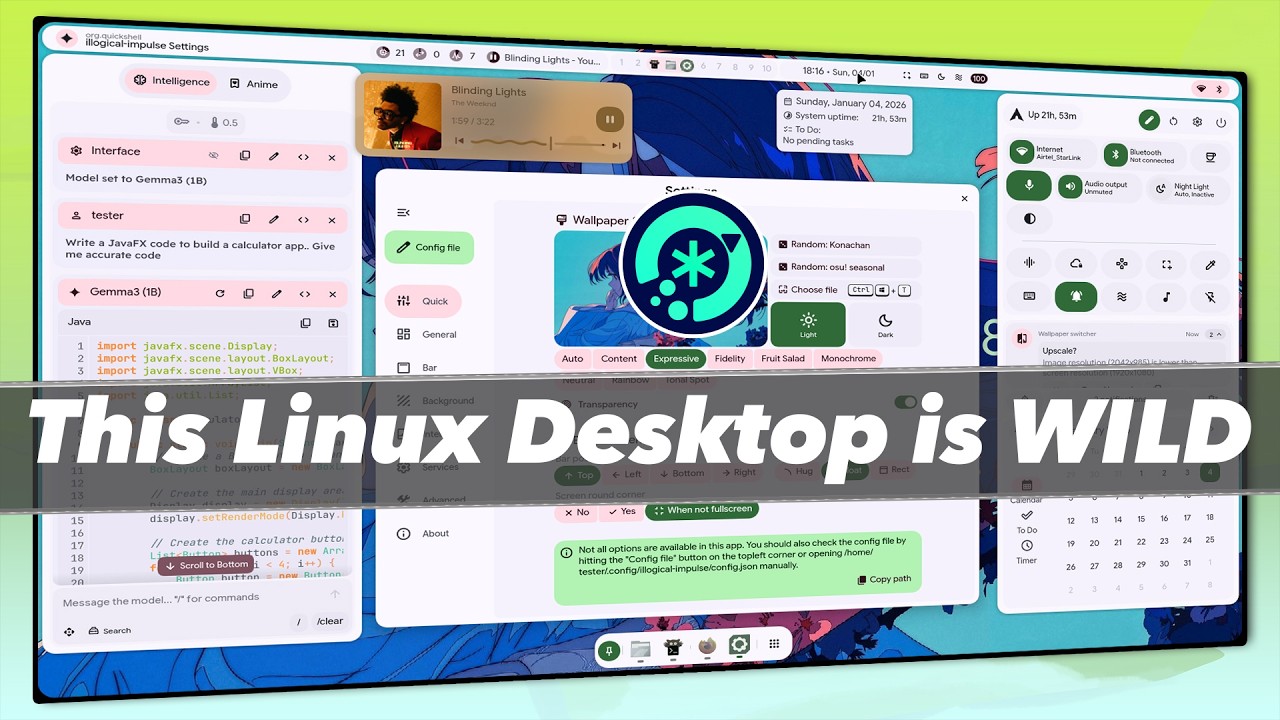 СВЕЖАЯ НАСТРОЙКА ARCH LINUX HYPRLAND 2026 (С НОВЫМИ ДОПОЛНИТЕЛЬНЫМИ END4 DotFiles 🔥)