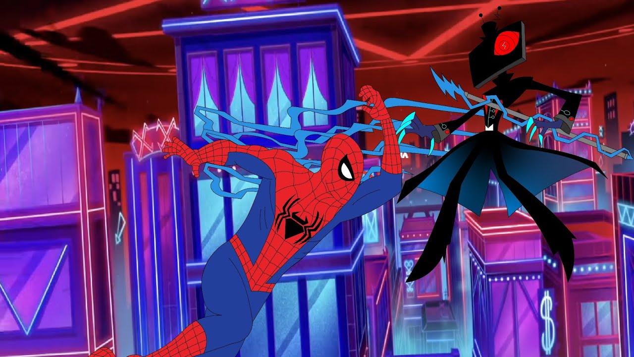A God named Sparkles?!?! (Spider-man X Hazbin Hotel)