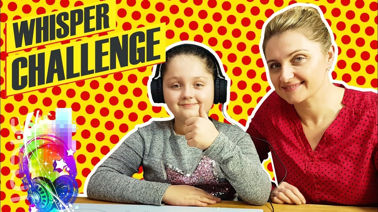 WHISPER CHALLENGE 🎧 Z MAMĄ 😍