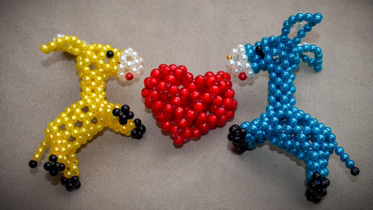 How to Make beaded Donkey | Beaded animals | Beaded Showpiece | Handmade Toys at Home