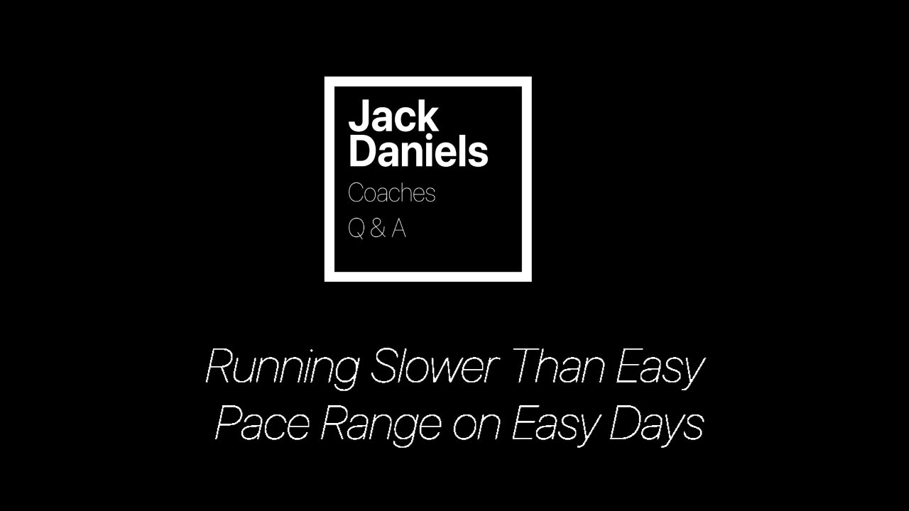 Dr. Jack Daniels On How To Manage Easy Pace Running