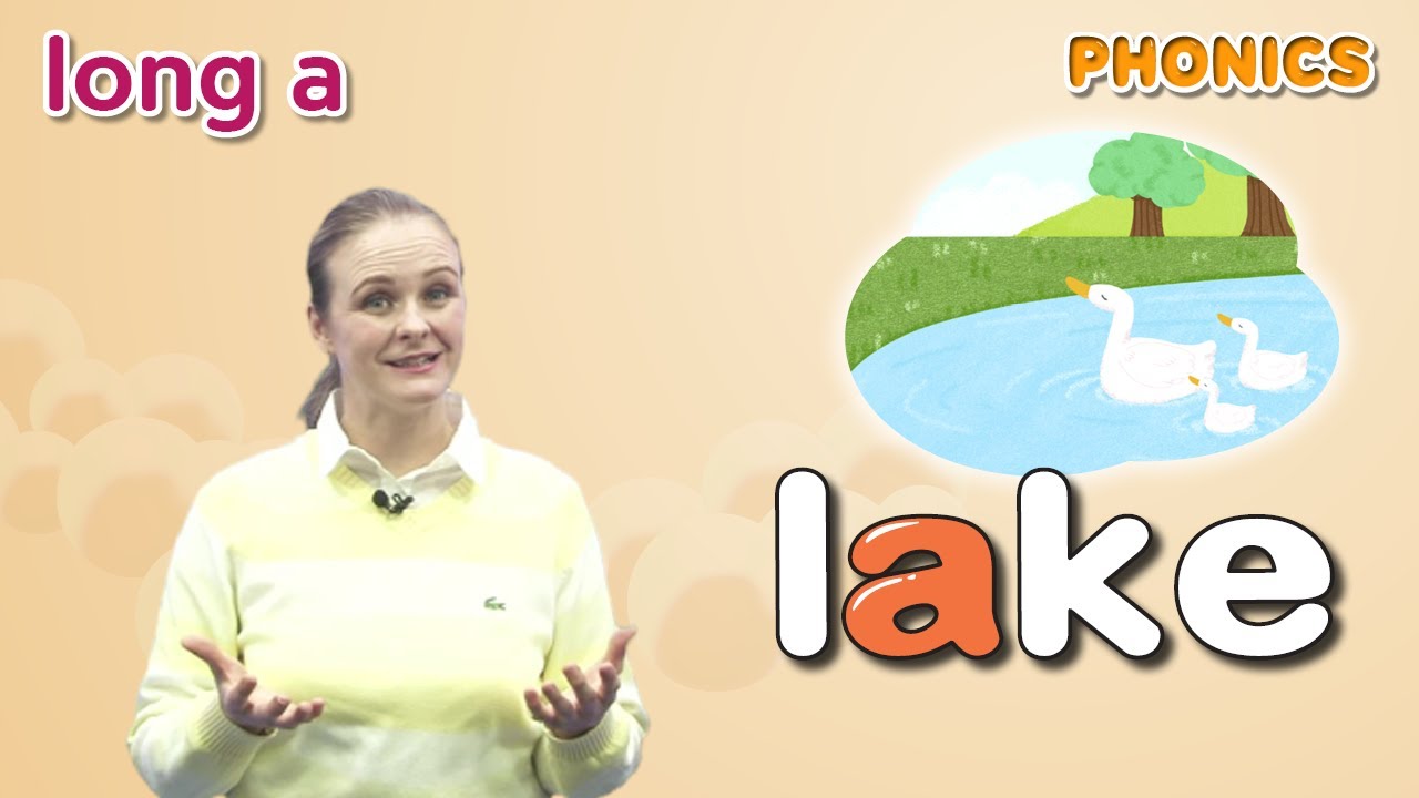 Долгие гласные | Урок 1 Долгая гласная a (ape, ate, ake) |  4 Step Phonics