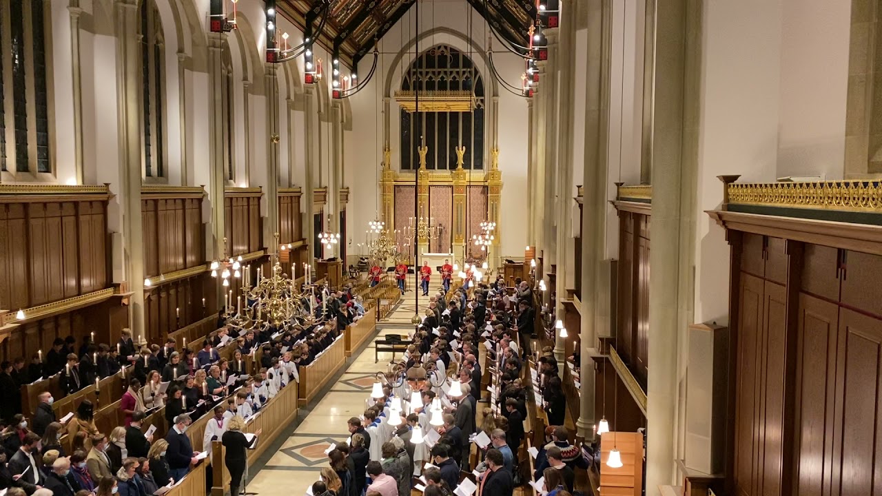 New Beacon Carol Service in Tonbridge Chapel, December 2021 - Hark the Herald Angels