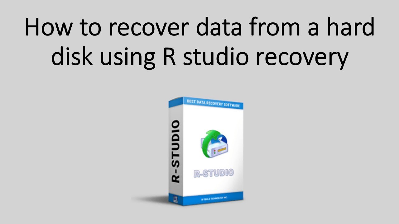 How to recover data from a hard disk using R studio recovery!