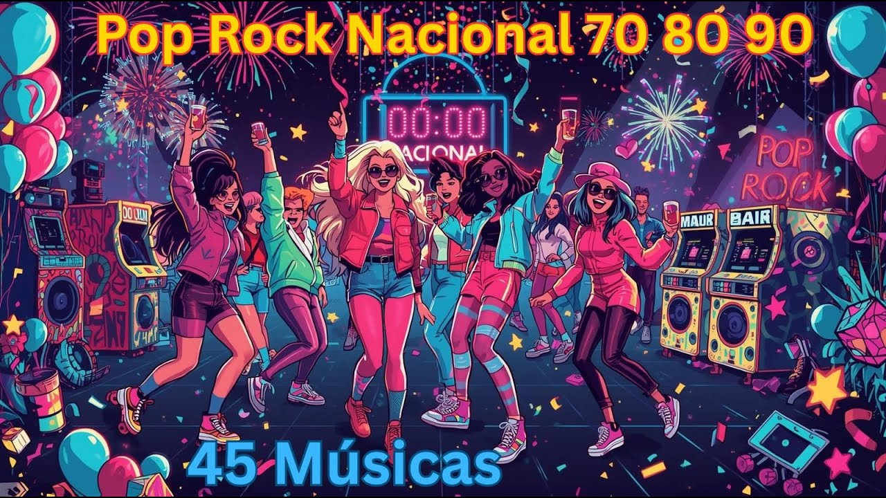 Virada de Ano com Pop Rock Nacional Anos 70, 80 e 90 – Só Clássicos Inesquecíveis