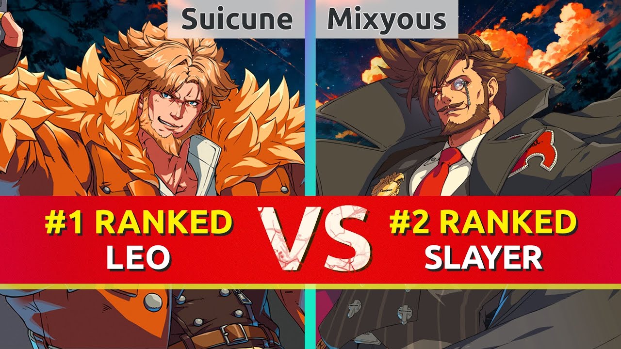 GGST ▰ Suicune (#1 Ranked Leo) vs Mixyous (#2 Ranked Slayer). High Level Gameplay