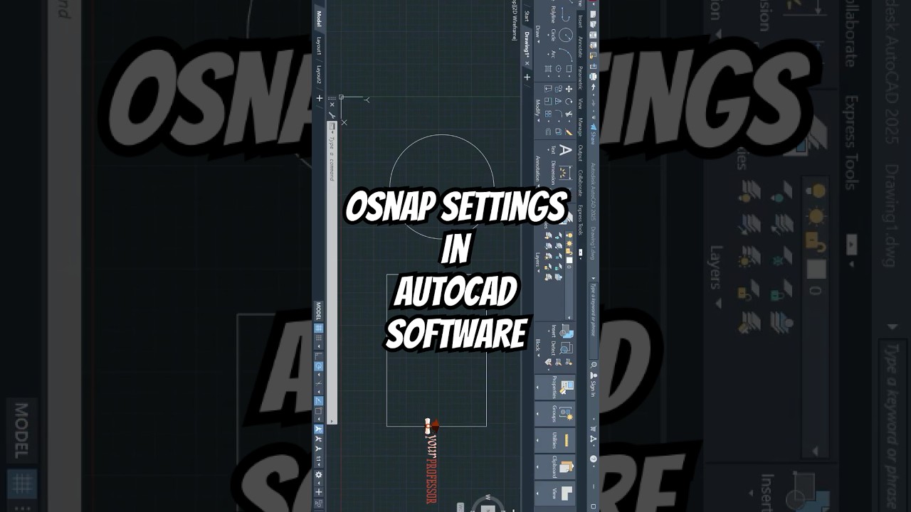 Osnap Settings in AutoCAD