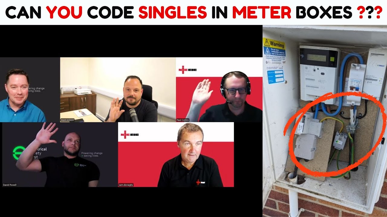 Are single insulated cables in meter cupboards okay - ESF and NICEIC explain