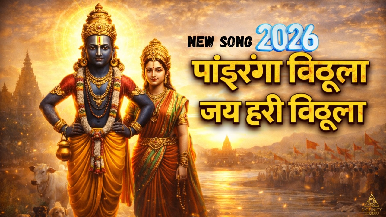 पांडुरंगा विठ्ठला जय हरी विठ्ठला | Marathi Vitthal Song 2026 | Panduranga Bhakti | D Trinity Studio