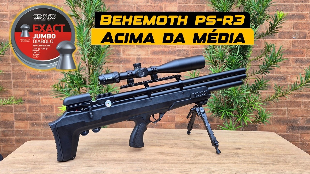 CARABINA BEHEMOTH PS R3 5.5 - PRECISÃO SURPREENDE QUALQUER ATIRADOR !